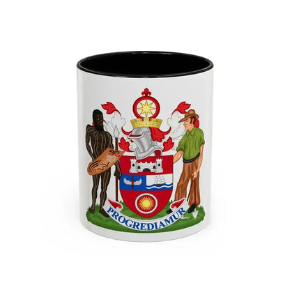 Coat of Arms Darwin Australia - Accent Coffee Mug 11oz Black - Go Mug Yourself