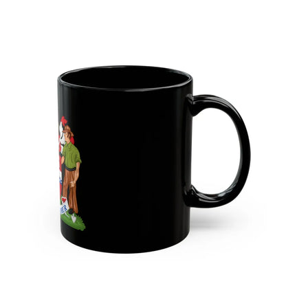 Coat of Arms Darwin Australia - Black Coffee Mug-Go Mug Yourself