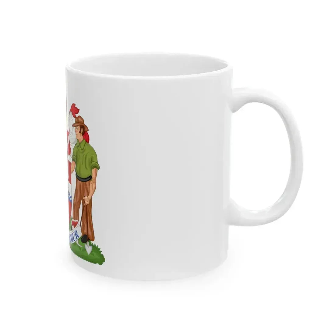 Coat of Arms Darwin Australia - White Coffee Mug - Go Mug Yourself