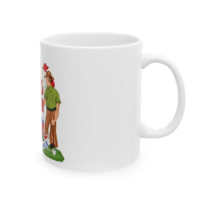 Coat of Arms Darwin Australia - White Coffee Mug - Go Mug Yourself