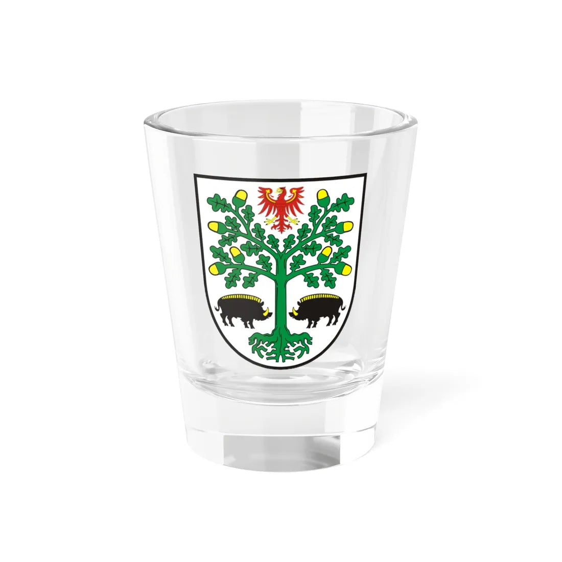 Coat of Arms Eberswalde (Germany) (Coat of Arms) Shot Glass 1.5oz 1.5oz - Go Mug Yourself