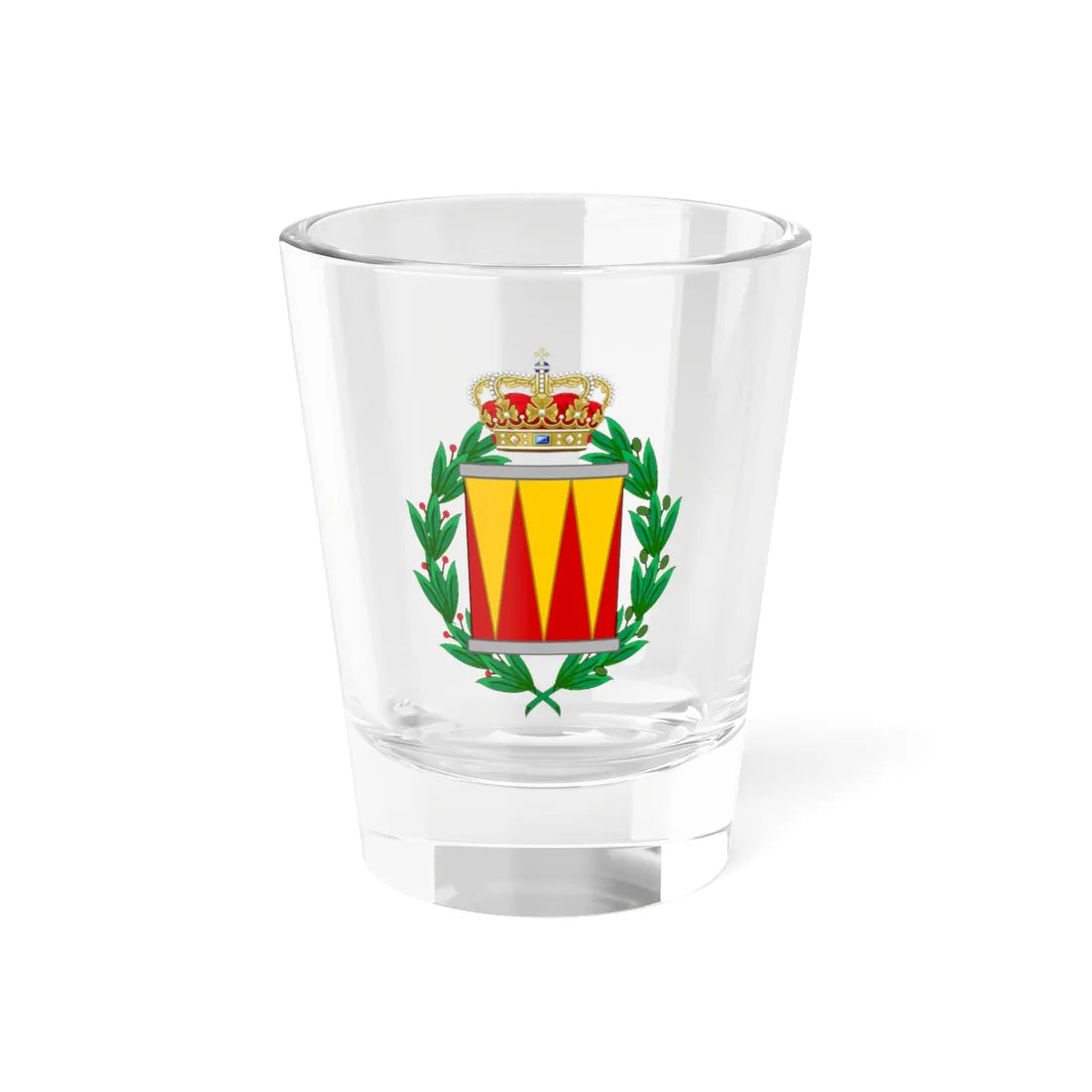 Coat of arms for Danish Defence Personnel Organisation (Denmark) (Coat of Arms) Shot Glass 1.5oz 1.5oz - Go Mug Yourself
