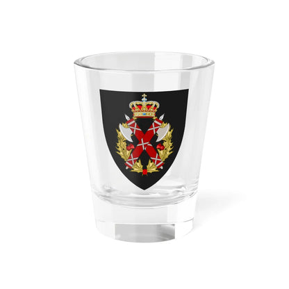 Coat of arms for Defence Judge Advocate Corps Denmark (Denmark) (Coat of Arms) Shot Glass 1.5oz 1.5oz - Go Mug Yourself