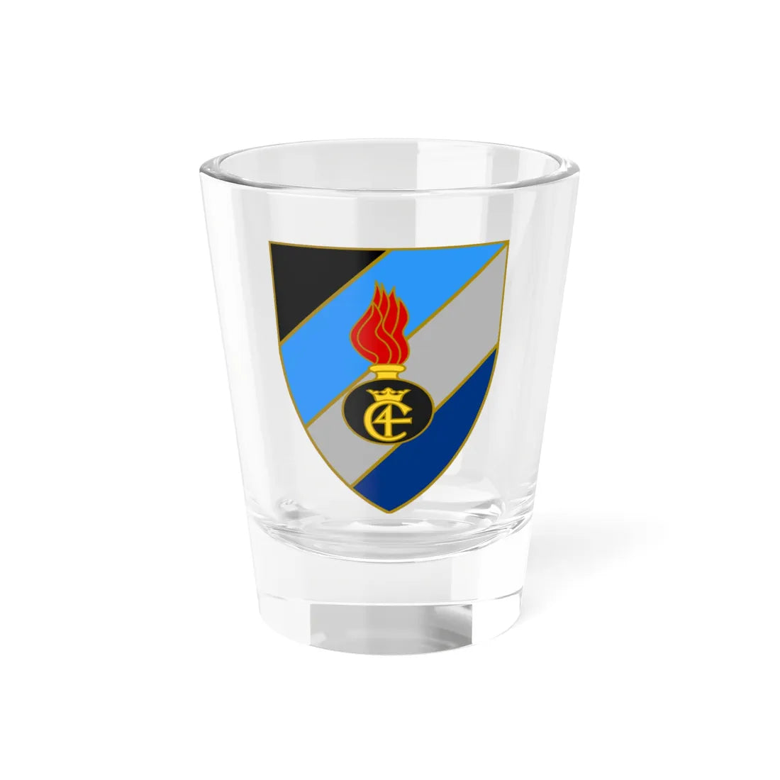 Coat of arms for Jutlandic Assembling Area (Denmark) (Coat of Arms) Shot Glass 1.5oz 1.5oz - Go Mug Yourself