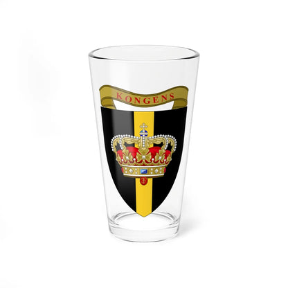Coat of arms for Kings Regiment of Foot (Denmark) (Coat of Arms) Pint Glass 16oz 16oz - Go Mug Yourself