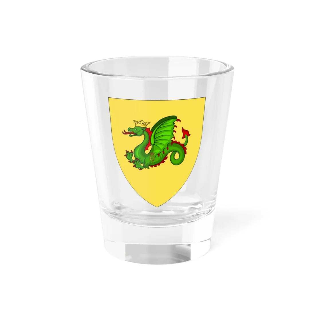 Coat of arms for Lolland Regiment of Foot (Denmark) (Coat of Arms) Shot Glass 1.5oz 1.5oz - Go Mug Yourself