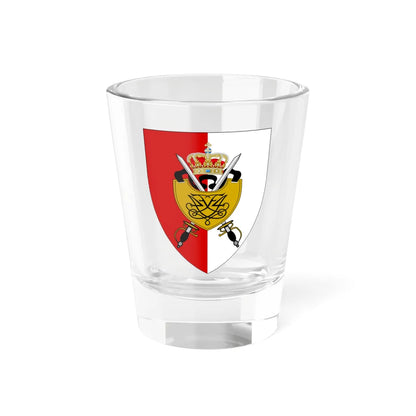 Coat of arms for Royal Danish Military Academy (Denmark) (Coat of Arms) Shot Glass 1.5oz 1.5oz - Go Mug Yourself