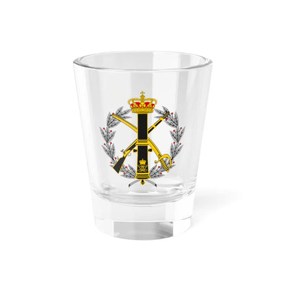 Coat of arms for the Danish Army Staff (Denmark) (Coat of Arms) Shot Glass 1.5oz 1.5oz - Go Mug Yourself