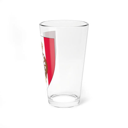 Coat of arms for the Jutlandic Logistic Regiment (Denmark) (Coat of Arms) Pint Glass 16oz - Go Mug Yourself