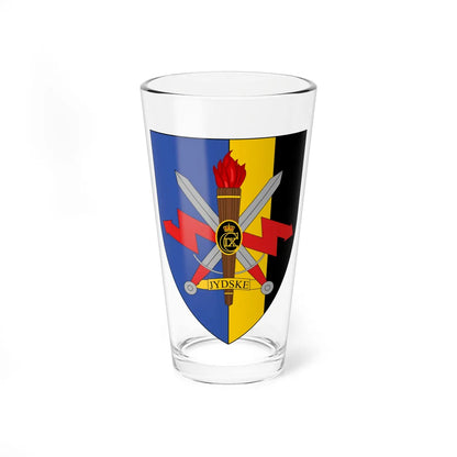 Coat of arms for the Jutlandic Signal Regiment (Denmark) (Coat of Arms) Pint Glass 16oz 16oz - Go Mug Yourself