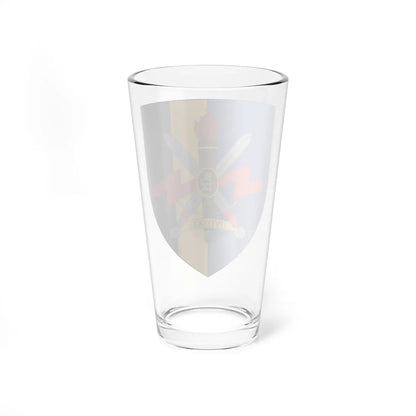 Coat of arms for the Jutlandic Signal Regiment (Denmark) (Coat of Arms) Pint Glass 16oz - Go Mug Yourself