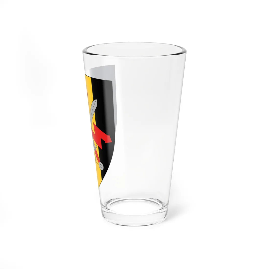 Coat of arms for the Jutlandic Signal Regiment (Denmark) (Coat of Arms) Pint Glass 16oz - Go Mug Yourself