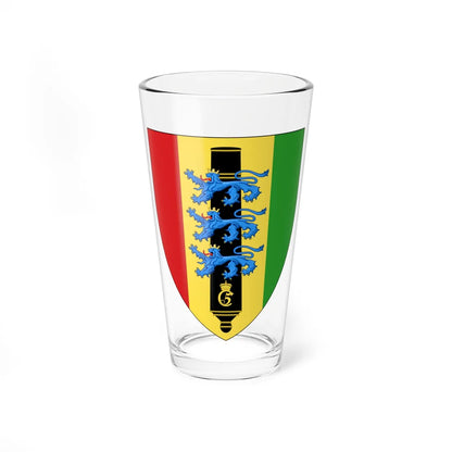 Coat of arms for Zealand Artillery Regiment (Denmark) (Coat of Arms) Pint Glass 16oz 16oz - Go Mug Yourself
