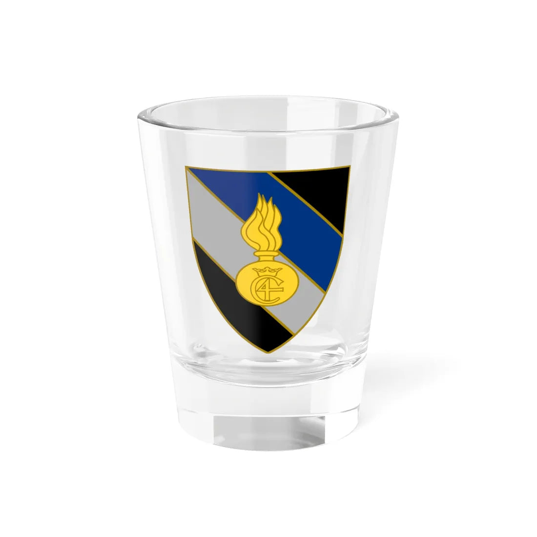 Coat of arms for Zealand Assembling Area (Denmark) (Coat of Arms) Shot Glass 1.5oz 1.5oz - Go Mug Yourself