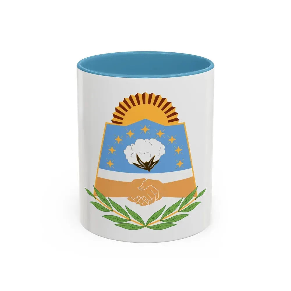 Coat of Arms Formosa Argentina - Accent Coffee Mug 11oz Light Blue - Go Mug Yourself