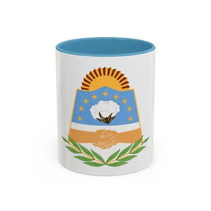 Coat of Arms Formosa Argentina - Accent Coffee Mug 11oz Light Blue - Go Mug Yourself