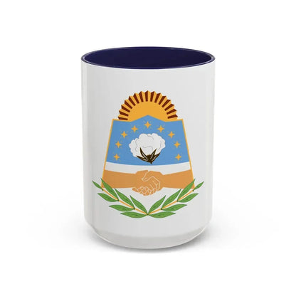 Coat of Arms Formosa Argentina - Accent Coffee Mug 15oz Navy - Go Mug Yourself