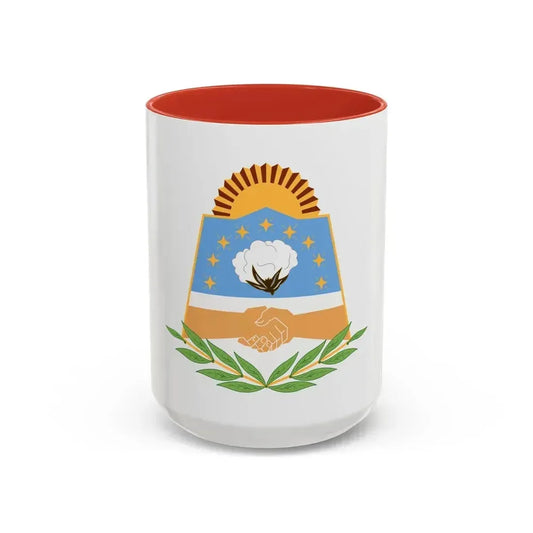 Coat of Arms Formosa Argentina - Accent Coffee Mug 15oz Red - Go Mug Yourself