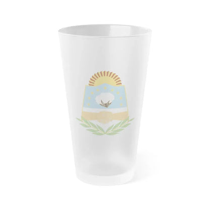 Coat of Arms Formosa Argentina - Frosted Pint Glass 16oz Default Title - Go Mug Yourself