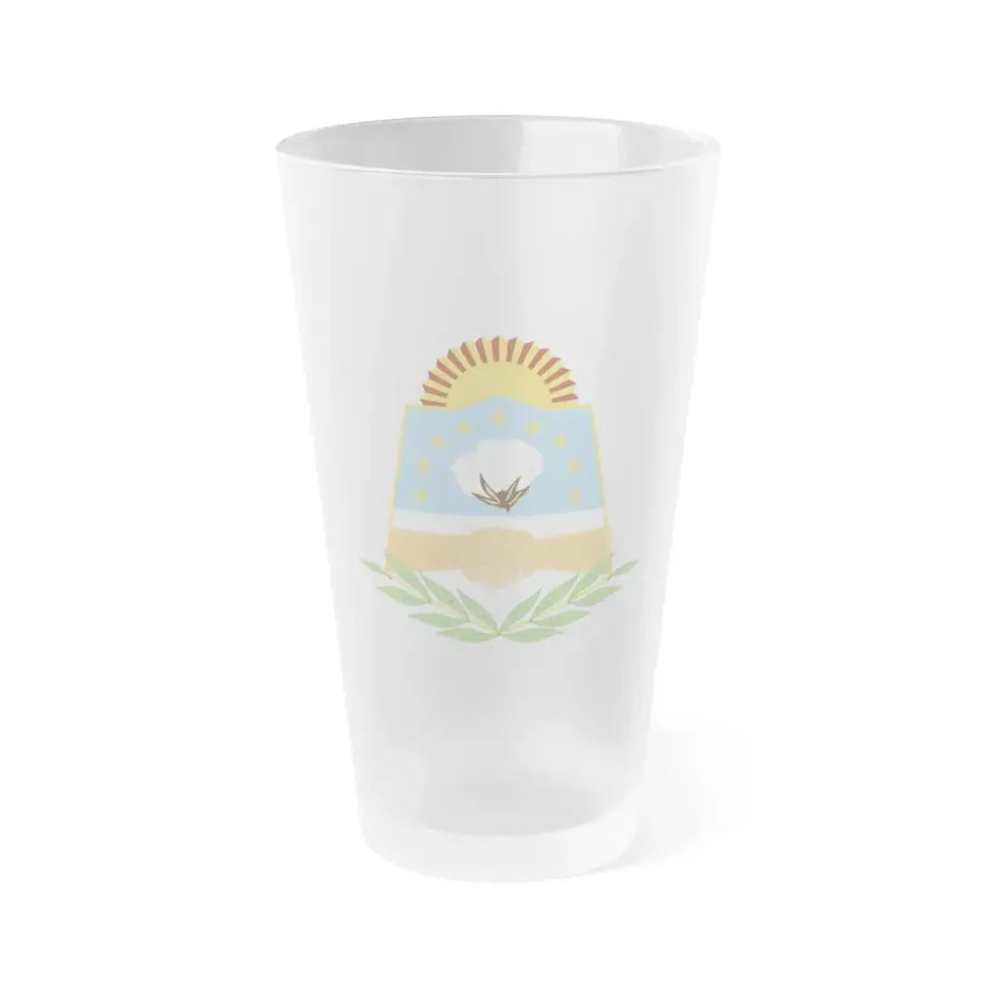 Coat of Arms Formosa Argentina - Frosted Pint Glass 16oz Default Title - Go Mug Yourself