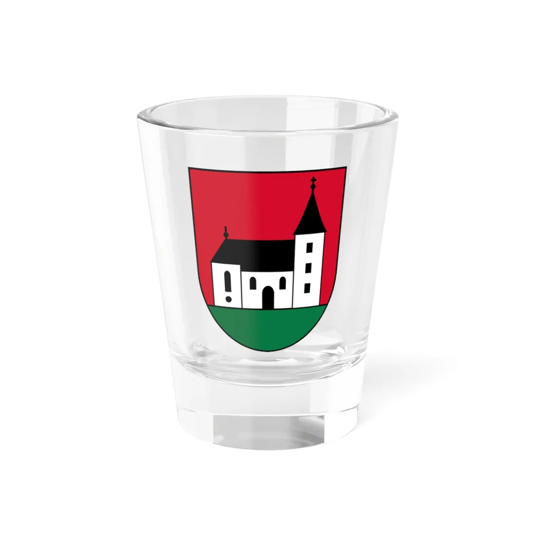 Coat of arms Grieskirchen (Austria) (Coat of Arms) Shot Glass 1.5oz 1.5oz - Go Mug Yourself