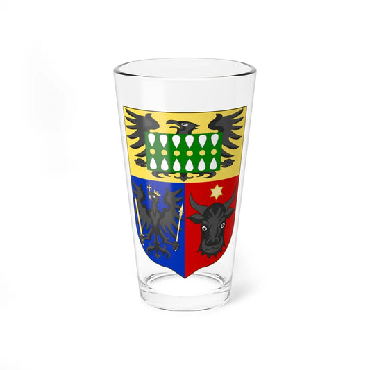 Coat of Arms Grigore Ghica (Algeria) (Coat of Arms) Pint Glass 16oz 16oz - Go Mug Yourself