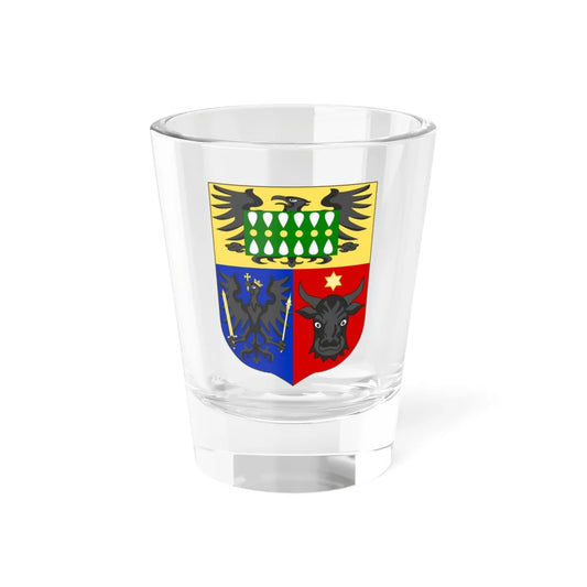Coat of Arms Grigore Ghica (Algeria) (Coat of Arms) Shot Glass 1.5oz 1.5oz - Go Mug Yourself