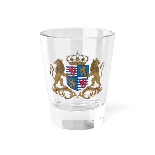 Coat of arms Henri I of Luxembourg Middle (Luxembourg) (Coat of Arms) Shot Glass 1.5oz 1.5oz - Go Mug Yourself