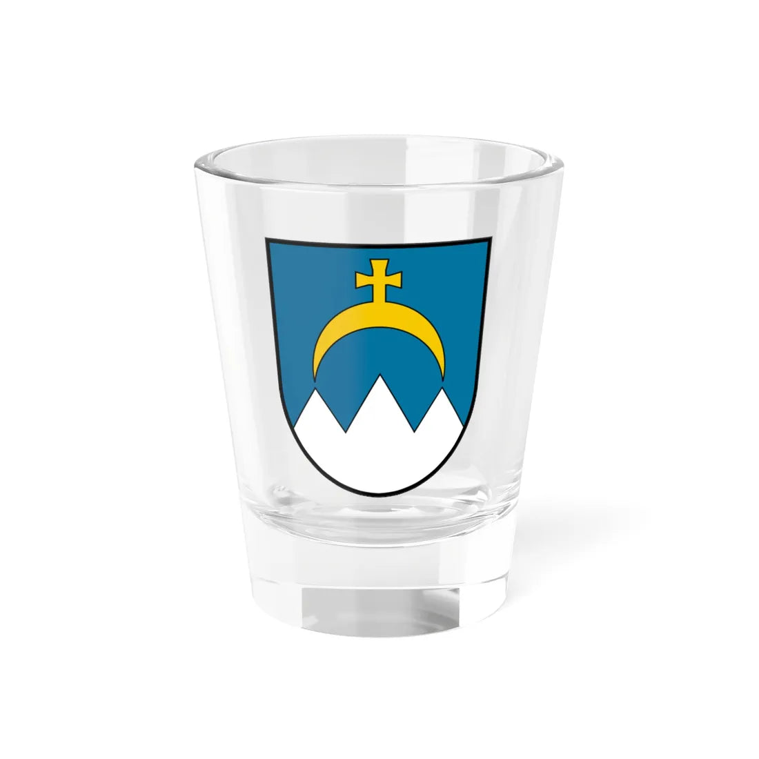 Coat of arms Hinterstoder (Austria) (Coat of Arms) Shot Glass 1.5oz 1.5oz - Go Mug Yourself