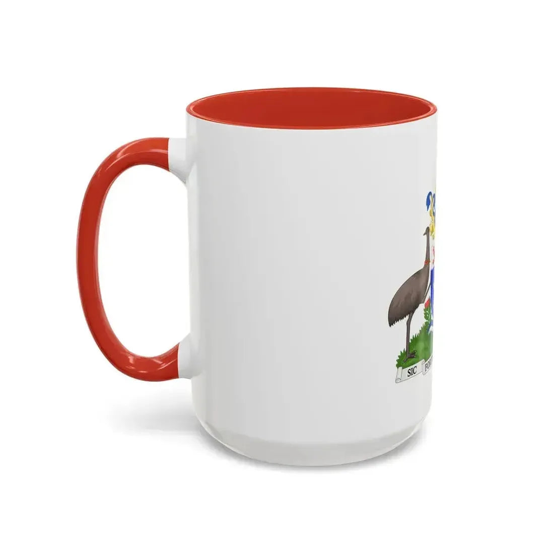 Coat of Arms Hobart Australia - Accent Coffee Mug - Go Mug Yourself
