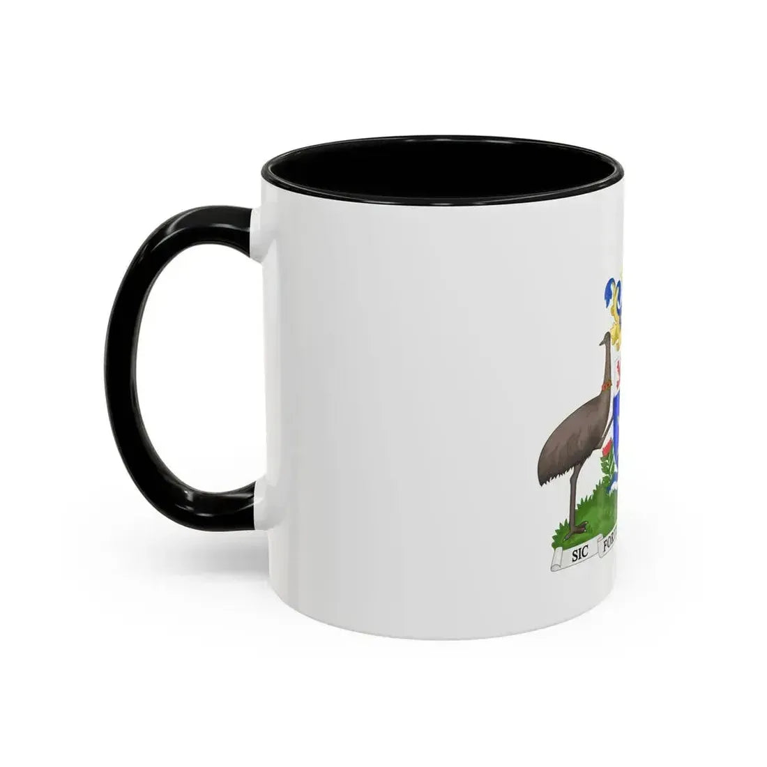 Coat of Arms Hobart Australia - Accent Coffee Mug - Go Mug Yourself