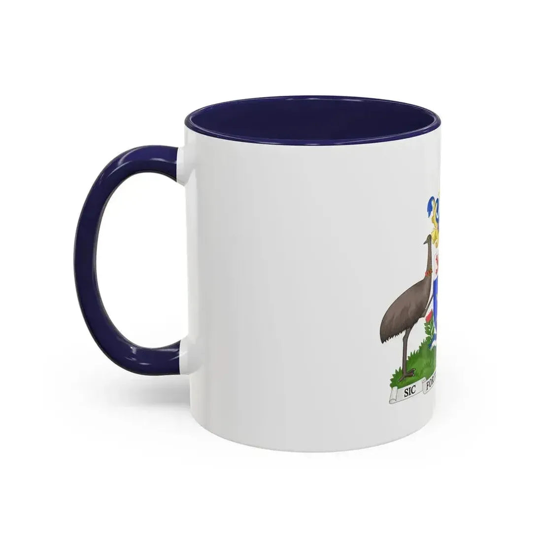 Coat of Arms Hobart Australia - Accent Coffee Mug - Go Mug Yourself
