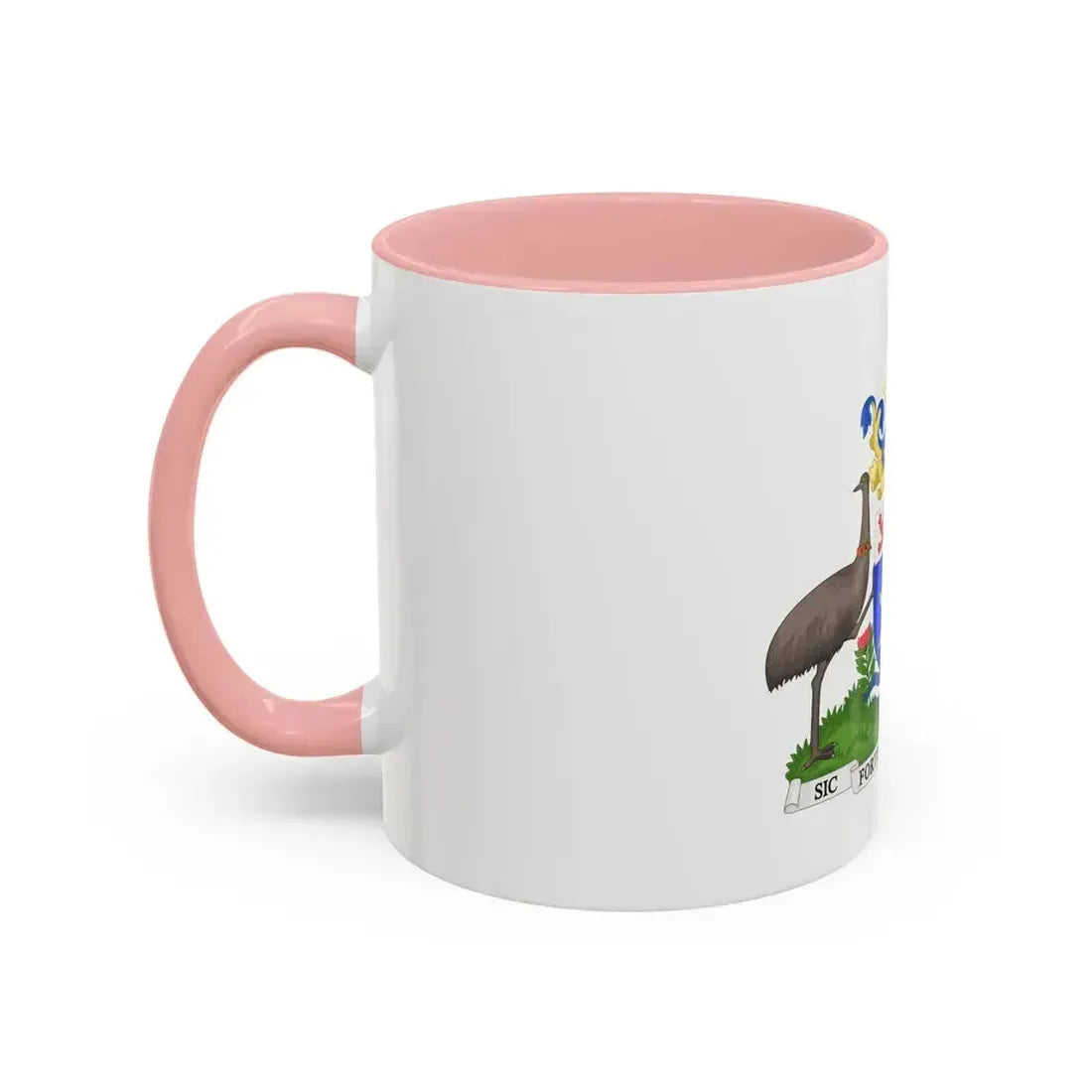 Coat of Arms Hobart Australia - Accent Coffee Mug - Go Mug Yourself