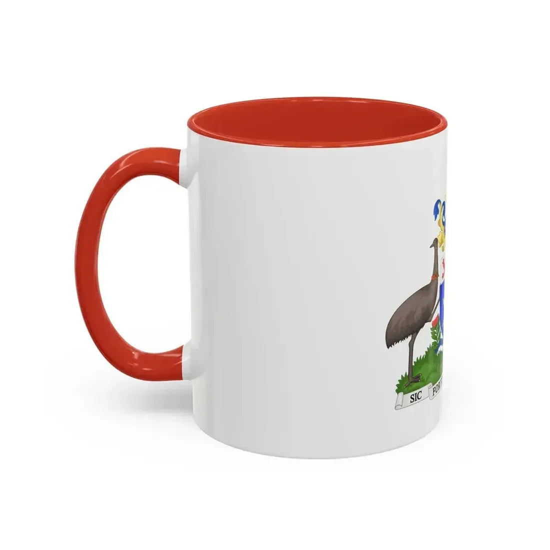 Coat of Arms Hobart Australia - Accent Coffee Mug - Go Mug Yourself