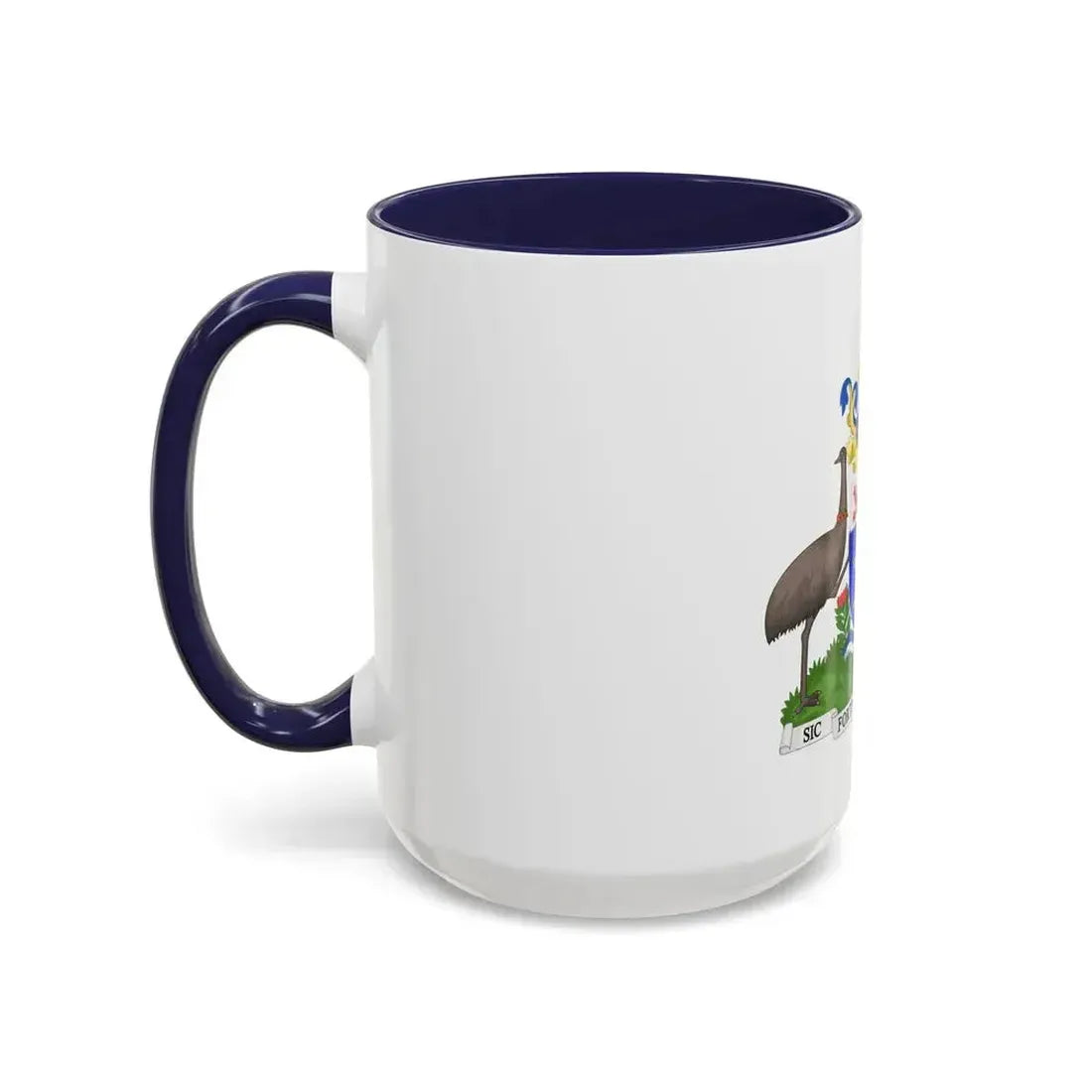 Coat of Arms Hobart Australia - Accent Coffee Mug - Go Mug Yourself