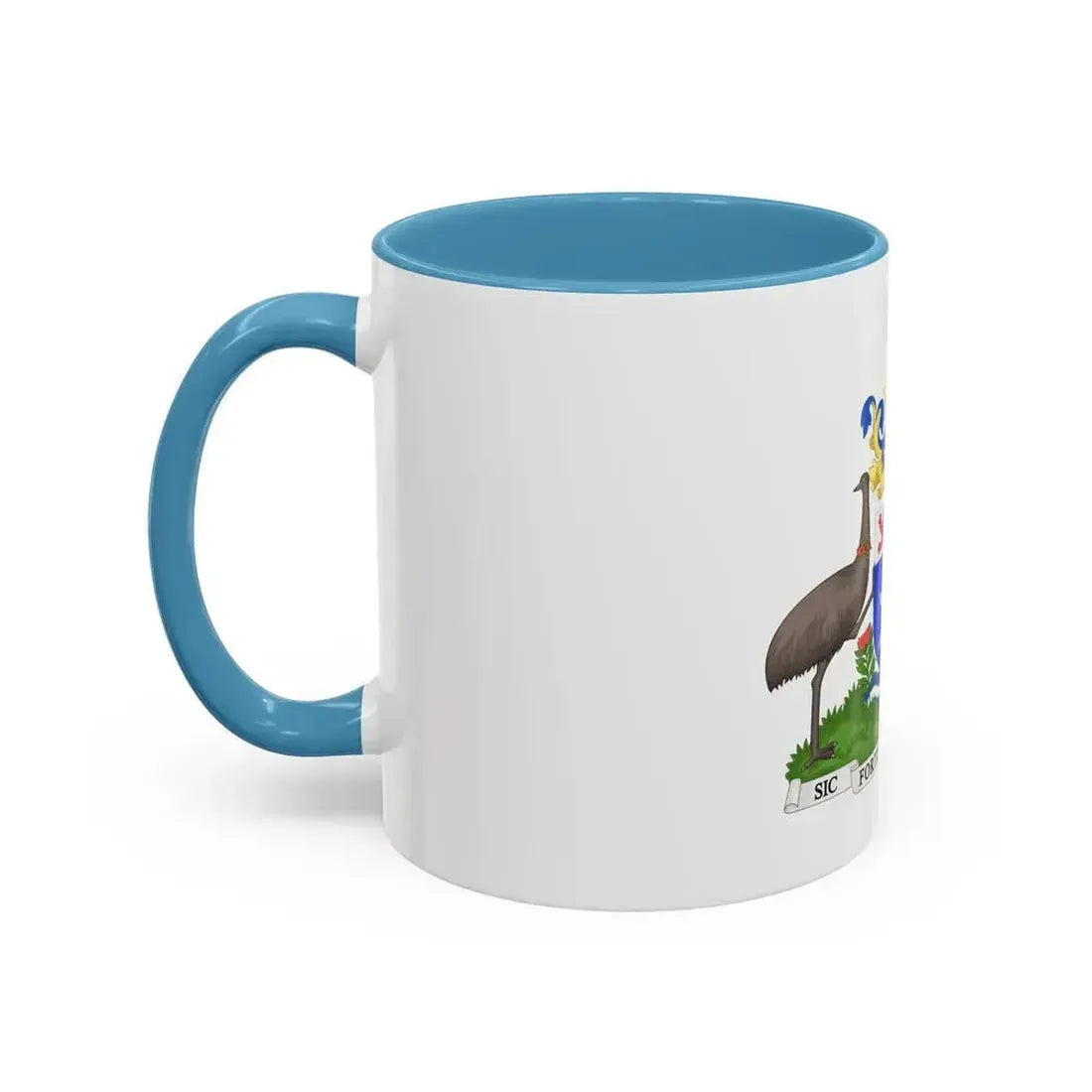 Coat of Arms Hobart Australia - Accent Coffee Mug - Go Mug Yourself