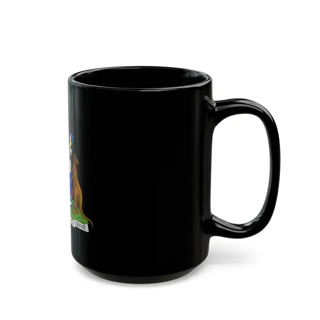Coat of Arms Hobart Australia - Black Coffee Mug - Go Mug Yourself