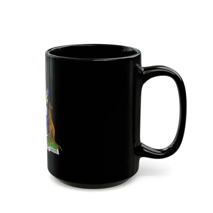 Coat of Arms Hobart Australia - Black Coffee Mug - Go Mug Yourself