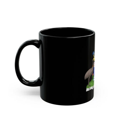 Coat of Arms Hobart Australia - Black Coffee Mug-Go Mug Yourself