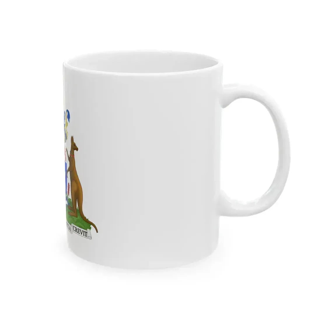 Coat of Arms Hobart Australia - White Coffee Mug - Go Mug Yourself