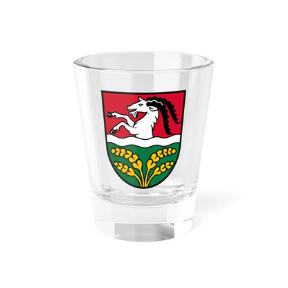Coat of arms Hofkirchen an der Trattnach (Austria) (Coat of Arms) Shot Glass 1.5oz 1.5oz - Go Mug Yourself