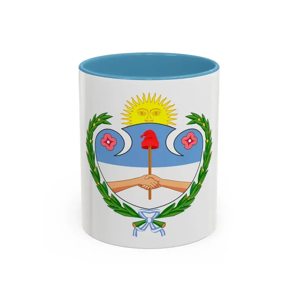Coat of Arms Jujuy Argentina - Accent Coffee Mug 11oz Light Blue - Go Mug Yourself