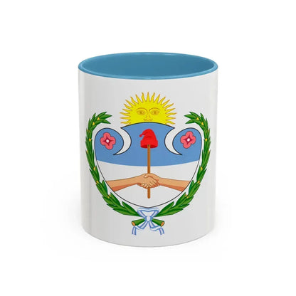 Coat of Arms Jujuy Argentina - Accent Coffee Mug 11oz Light Blue - Go Mug Yourself