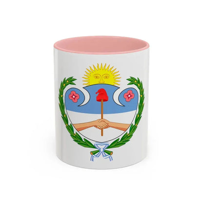 Coat of Arms Jujuy Argentina - Accent Coffee Mug 11oz Pink - Go Mug Yourself