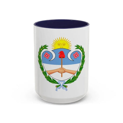 Coat of Arms Jujuy Argentina - Accent Coffee Mug 15oz Navy - Go Mug Yourself