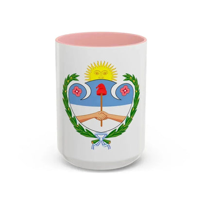 Coat of Arms Jujuy Argentina - Accent Coffee Mug 15oz Pink - Go Mug Yourself