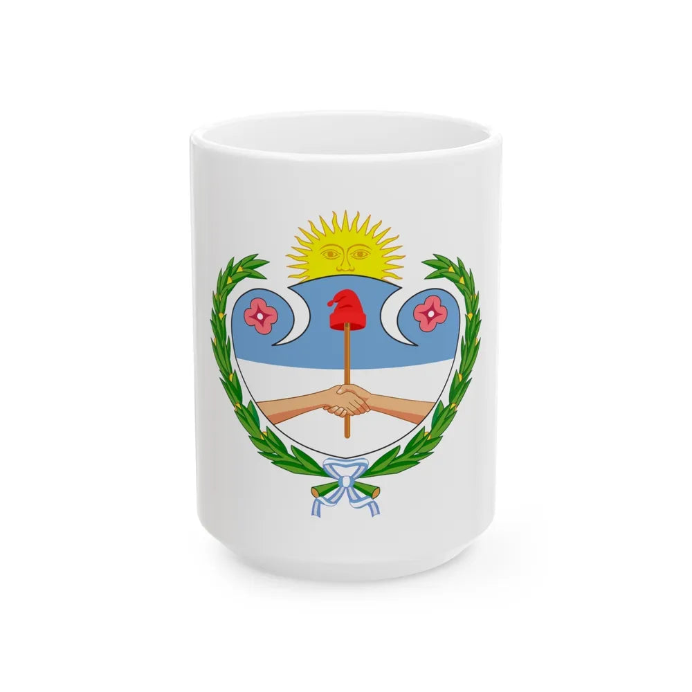 Coat of Arms Jujuy Argentina - White Coffee Mug-15oz-Go Mug Yourself