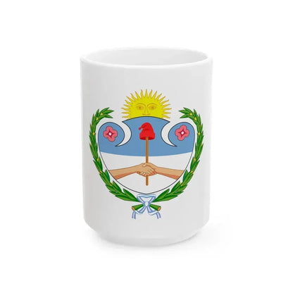Coat of Arms Jujuy Argentina - White Coffee Mug 15oz - Go Mug Yourself