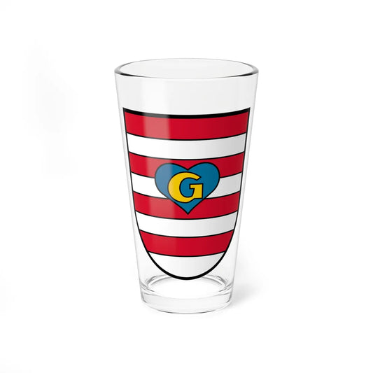 Coat of arms Kematen am Innbach (Austria) (Coat of Arms) Pint Glass 16oz 16oz - Go Mug Yourself