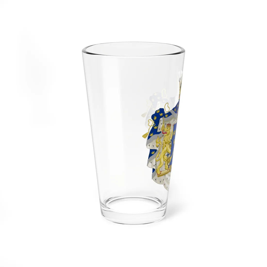 Coat of arms Kronprins Carl Gustav av Sverige (Sweden) (Coat of Arms) Pint Glass 16oz - Go Mug Yourself